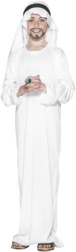 Smiffys, Kinder Jungen Araber Kostüm, Gewand und Kopfbedeckung, 21792