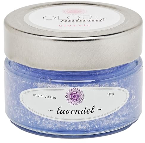 Duftöl Lavendel im Glas - Raumduft mit ätherischen Ölen - langanhaltend, blumig, krautiger Sommerduft - 100% Natürlich & Reine Raumdüfte im Duftglas - Lufterfrischer ohne künstliche Duftstoffe (112g)