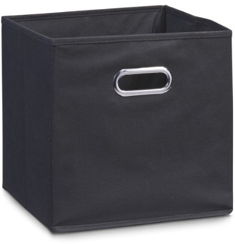 Zeller 14133 Contenitore, Non-Woven, Nero, 28x28x28 cm
