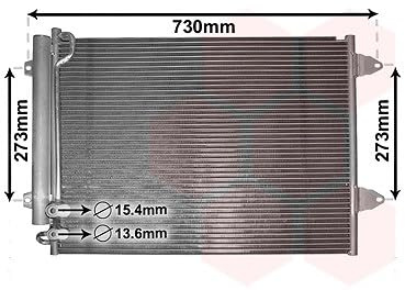 VAN WEZEL 58005225 Klimaanlagen | Kompatibel mit: VW PASSAT B6, PASSAT B6 Variant, PASSAT B7, PASSAT B7 Variant, PASSAT CC B6