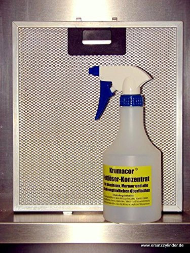 Krumacor© Limpiador desengrasante para aluminio, filtro de grasa, mármol, campanas extractoras
