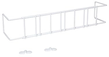 Sauvic Weiße Fensterhalterung, ausziehbar von 150 bis 200 cm