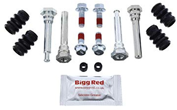 Bigg Red - Rear Brake caliper Slider Pin Kit - Compatible with 2 2014-2020, Cx-3 2015-2020, Cx-5 2011-2017, Swift 2010-2017, Sx4 S-cross 2013-2020, Vitara 2015-2020