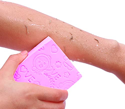 Nado Care Exfoliating Bath Sponge, Spa Scrub Exfoliating, Bath Body Shower Sponge, Dead Skin Sponge Remover for Adult, Baby, Pregnant Women, 2 pcs Random Colors