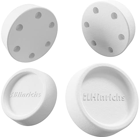 Hinrichs set of 4 Anti Vibration Feet - Washing Machine Vibration Pads - Washing Machine Feet Anti Vibration - Rubber Feet - Anti Vibration Pads for AEG Bosch Siemens Privileg and Many More