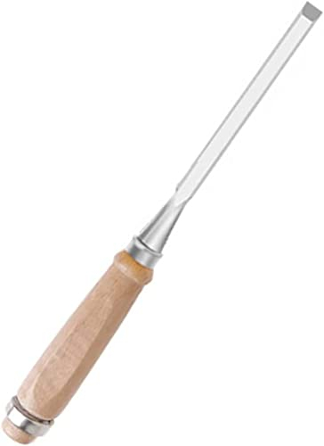 OITTo Juego de Herramientas de Cuchillo de Talla Profesional de cincel de Madera para Mango de Madera de Primera Calidad con Piedras de afilar de gubia de cincel, 6 mm