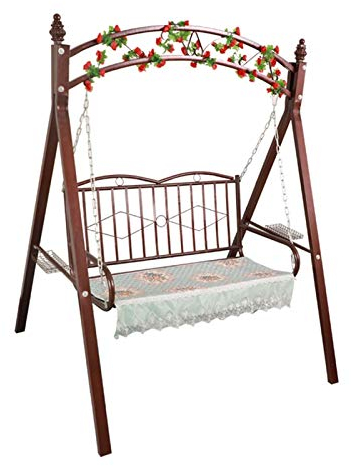 Terrassen-Schaukel, Veranda-Gleiter, Hängematte, Hängebank, Stuhl, Outdoor-Terrasse, Schaukelstuhl, Hängematten, Schaukelbank, perfektes Set für Veranda und Pool