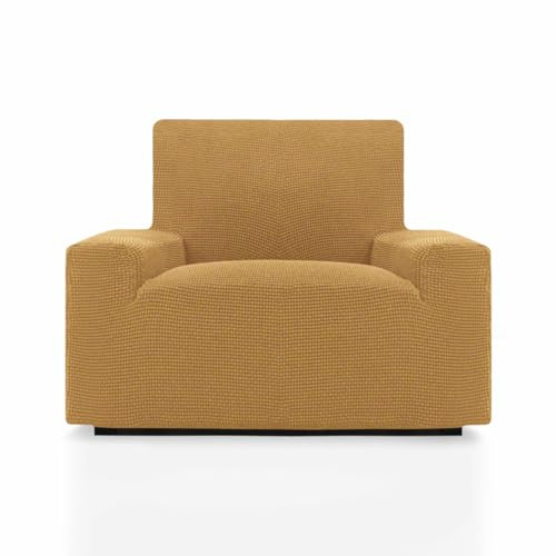SOFASKINS® super elastischer überzug, Sofabezug 1 sitzer, atmungsaktiv, bequem und langlebig, Sofa überzug, Einfach anzubringen, Maße (70-110Cm), Farbe Gelb
