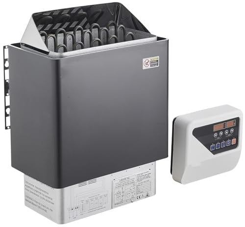 Forno Elettrico per Sauna, Forno a Vapore Sudato da 3KW con Controller Esterno, Spazio Applicabile: 2-4 M³, Che Consente di Ridurre Lo Stress E Migliorare La qualità del Sonno