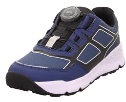 Superfit Jungen Free Ride Sneaker, Blau Schwarz 8010, 35 EU