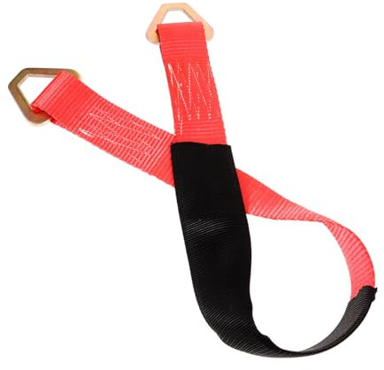 TOKIDNY Robuster Auto-abschleppgurt Tonnen Zugkraft Rotes Abschleppseil Notfall-bergegurt Für Pkw Wohnmobil Trailer Outdoor-Einsatz