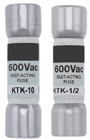 Petit fusible KTK 600V 1/10-30A fusible tubulaire 10mmx38mm(KTK-1-1/4)