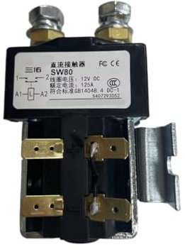COKYIS Relais solénoïde contacteur 12 V SW80 SW80-58 SW80-35, pièce for Chariot élévateur électrique, gerbeur, transpalette, véhicule, voiturette de Golf(Domestic SW80 12V)