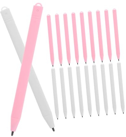 Veemoon Lightweight Plastic Stylus Pen Smooth Writing Tablet Replacement 20pcs High Compatibility Touch Screen Stylus Pens for Lcd Writing Board for Casual and Professional Use