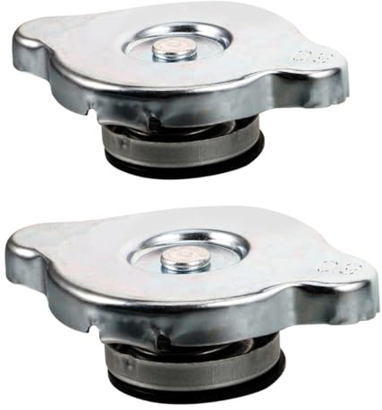 VALICLUD 2Pcs Car Radiator Cap Durable Cooling System Replacement for Trucks Small Cars Easy Installation Corrosion Resistant Engine Protection