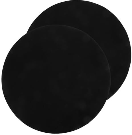 DIYEAH 2 pièces Tapis de Cuisson Rond BBQ Antiadhésif Réutilisable pour Grill Extérieur PTFE Résistant Cuisson Viande Légumes Fruits de Mer