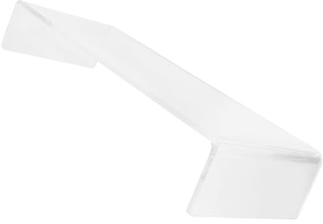 BESPORTBLE Support Surélevé de Bureau en Acrylique Transparent Plateau pour Écran D’Ordinateur et Clavier Rehausseur Ergonomique pour Ordinateur Portable et Double Écran Organisation