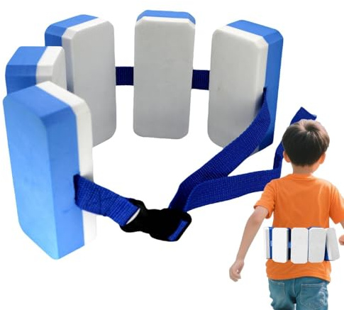 Schwimmgürtel Schwimmhilfe Kinder, Schwimmtrainingsgürtel, Einstellbare Schwimmhilfe Für Kinder Von 7–10 Jahren Mit Gurt Für See, Meer, Fluss Und Pool