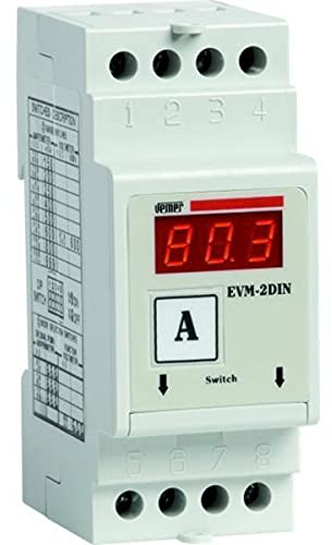 Voltmetro e Amperometro digitale modulare EVM-2DIN Vemer VM260700