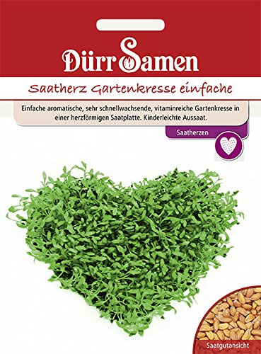 Saatherzen Kresse einfache