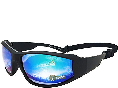 LUFF UV400 Outdoor-Reitbrille Sonnenbrille zum Schutz der Augen vor Blendung, geeignet für Radfahren Laufen Angeln Ski Golf