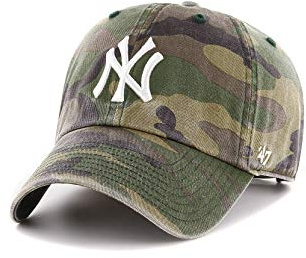 '47 Brand Relaxed Fit Cap - Washed New York Yankees Wood camo
