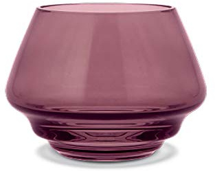 Holmegaard Teelichthalter, Glas, violett, 10.4x10.4x8.2