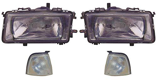 Halogen Scheinwerfer Set für 80 89 89Q 8A B3 06.86-10.91 Blinker