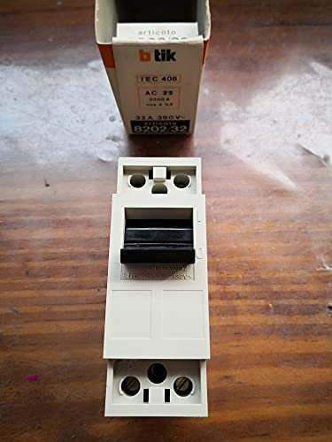Bticino Magnetotermico Bipolare 32A 380V 2P Btik art. 8202/32