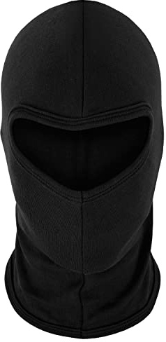 TK Sturmhaube für Motorrad, Sturmhaube, weich, 100 % Baumwolle, Schwarz , One size