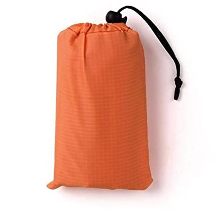 Gemütliche Campingmatratze 140 * 200 cm Tasche Picknick Wasserdichte Strandmatte Sandfreie Decke Camping Outdoor Picknick Zelt Falten Abdeckung Bettwäsche Campingmatratze 160x180 ( Color : Orange , Si
