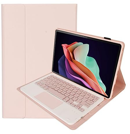 GOWENIC Clavier de Tablette avec étui Magnétique BT, Clavier sans Fil pour Pad Plus 2023 11,5 Pouces, Tab P11 2ème Génération, Découpe Précise, Design Magnétique, Porte-Crayon, (Pink)