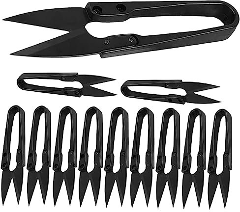 BESPORTBLE 12pezzi Cesoie Per Potatura Bonsai Al Carbonio Utensili Ergonomici Per Giardinaggio Forbici Da Giardinaggio Per Fiori e Piante Manico Design Compatto e Durevole