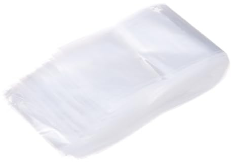 PATIKIL 100 Pcs Sacs Plastiques Plats Ouverts Transparents 3x12 Pouces 1.6 Mil Sacs d'Emballage pour Aliments, Maison, Objets de Collection, Pâte à Pain, Pâte