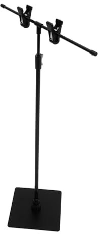 HAWILLOSCH Plakatständer Für Tisch Banner-display-ständer Ausziehbarer Bannerständer Plakat Mit Ständen Posterständer Banner Steht Zur Anzeige Werbestände Bannerhalter Rostfreier Stahl Black