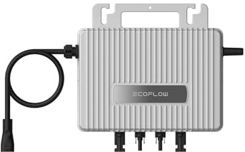 Powerness® EcoFlow Stream Mikro-Wechselrichter 800W, Intelligenter WLAN-Solarwechselrichter für Balkonkraftwerke, für 2 Solarpanels, IP67 wasserdicht, MPPT-Technologie, App-gesteuert (0% MwSt)