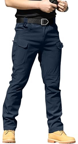 YAOBAOLE Pantalon Tactique Homme X7 Cargo Treillis Militaire Randonnée Chasse Pantalon de Travail avec Plusieurs Poches