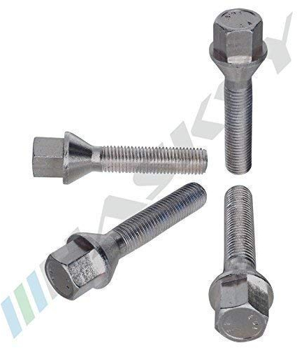 10 Radschrauben Radbolzen M14x1,5 Schaftlänge: 28mm Kegel 60° Kegelbund SW17