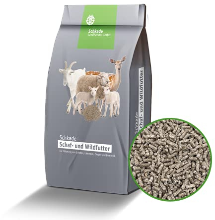 Ziegenfutter, nährstoffreiches Futter für Ziegen, 3 mm pelletiert, 25 kg