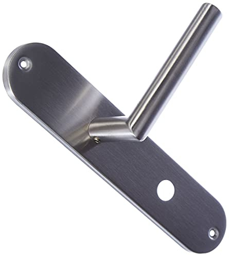 Alpertec 28015540 Edelstahl Conte-LS Renovierungsgarnitur für Badtüren WC Drückergarnitur Türdrücker Türbeschläge Neu