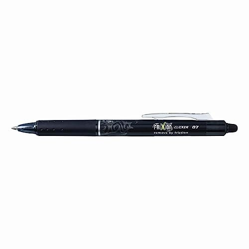 Pilot Pen 2270001 - Tintenroller Frixion Ball Clicker, Stärke 0,7 mm, schwarz, 1 Stück