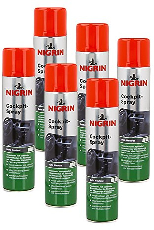 NIGRIN 6X 74156 Cockpit-Spray Neutral 400 ml