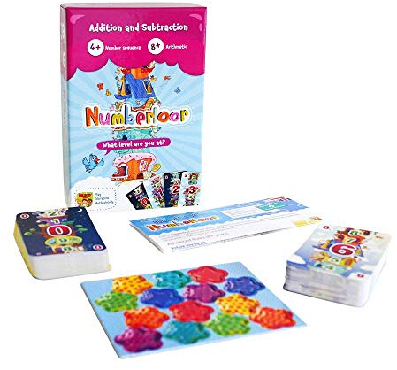 Numberloor - das Mathespiel; Zahlen zählen; Etagen, Mathe, bis 20, Kartenspiel für Kinder