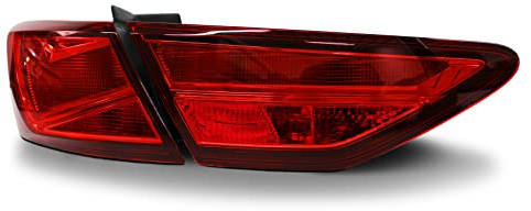 Finest Folia Rückleuchten Folien Set Scheinwerfer Aufkleber Tönungsfolie passgenau zugeschnitten (Red, C022 Limousine)