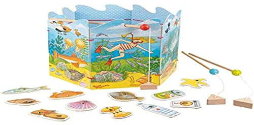 GOKI 56782 - Die Umwelt Angelspiel Peggy Diggledey gemischt
