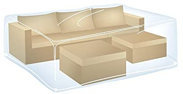 Campingaz Cubierta Rectangular; Gran Funda Protectora para Muebles de jardín; protección para mesas y sillas o sofás de Exteriores; Cubierta Impermeable Universal para Lluvia, Nieve y Hielo