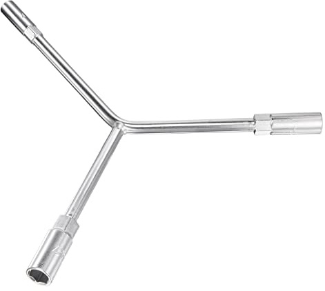 sourcing map Y Type 3 Way Hex Socket Wrench, 8mm 10mm 12mm Combination Repair Spanner Tool, 5.5-inch
