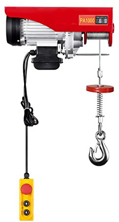 Elektrische Seilwinde Seilhebezug 220V Seilhebezug Elektrisch mit Kabel-Fernbedienung Elektrischer Kettenzug mit Kabel-Fernbedienung (1000 kg)