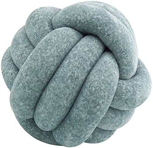Evimstil Knotenkissen, Couchkissen, Sofa Kissen, Knoten-Ball-Kissen, Deko Zierkissen, Geknotetes Kissen für Sofa, Rund Knoten Kissen, Deko Knoten, Knot Pillow Ball,20cm/7.87 in