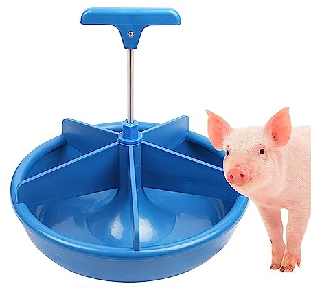Futternapf for Tiere, Futtertrog for Schweine, Futternapf for Ziegen for Getreide, Futternapf for Schweine mit großem Fassungsvermögen, robuster Ferkel-Futternapf mit 5 Fächern, Futternapf for Nutztie